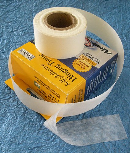 Product Cover Lineco Self-Adhesive Mounting/Hinging Tissue 1 inch by 35 feet Dispenser Box
