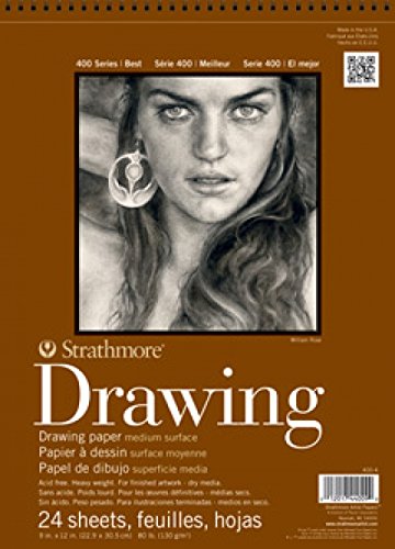 Product Cover Strathmore (400-3) STR-400-3 24 Sheet No.80 Drawing Pad, 8 by 10