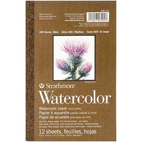 Product Cover Strathmore 298-103 400 Series Watercolor Pad, 5.5