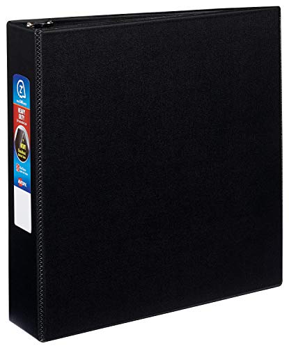 Product Cover Avery Heavy-Duty Binder with 2-Inch One Touch EZD Ring, Black (79982)
