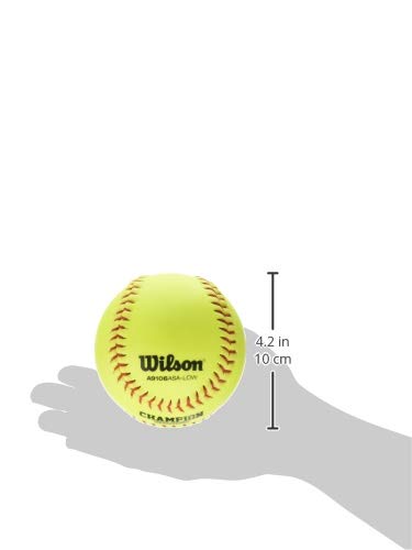 Product Cover Wilson A9106 ASA Series Softball (12-Pack), 12-Inch, Optic Yellow