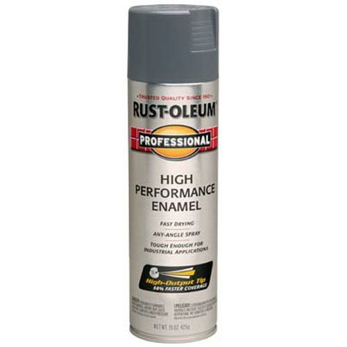 Product Cover Rust-Oleum 7587838 Professional High Performance Enamel Spray Paint, 15 oz, Dark Machine Gray