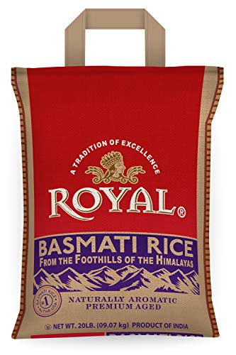 Product Cover Royal White Basmati Rice, 20 Pound (Pack of 1)