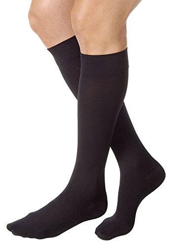 Product Cover JOBST Relief 30-40 mmHg Compression Socks, Knee High, Closed Toe, Black, Large Full Calf
