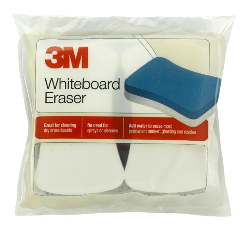Product Cover 3M Whiteboard Eraser for Whiteboards, 2-Pack