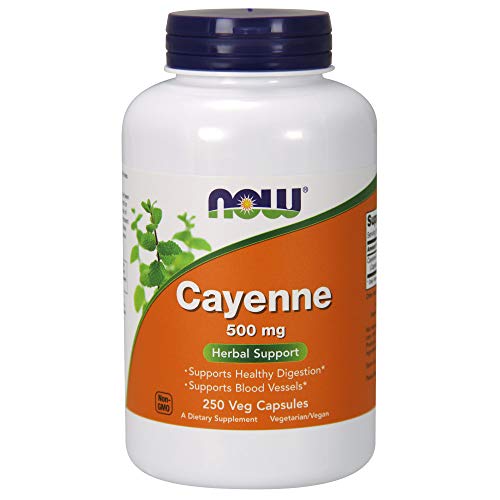 Product Cover NOW Foods Cayenne, 500mg, 250 Capsules