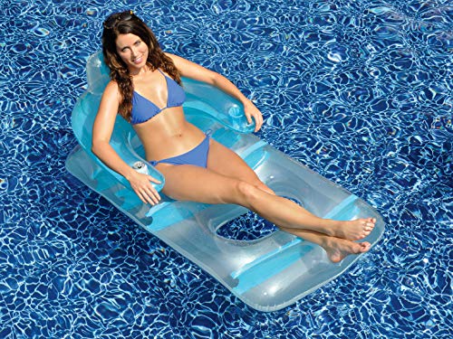 Product Cover Swimline Deluxe Lounge Chair Colors May Vary (Pink or Blue)