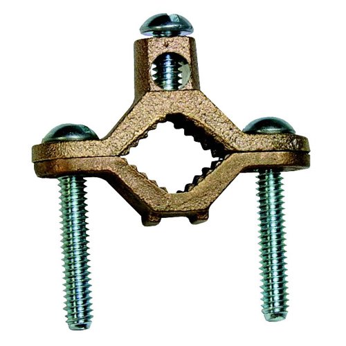 Product Cover Sigma Electric ProConnex 41311 Ground Clamp 1-1/4 to 2-Inch, 1-Pack, Bronze