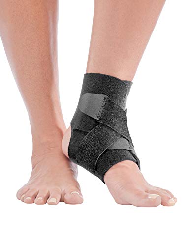 Product Cover Mueller Adjustable Ankle Support, Black, One Size Fits Most
