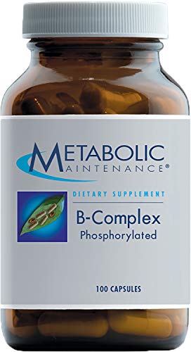 Product Cover Metabolic Maintenance B-Complex Phosphorylated Veg Capsules, 100 Count