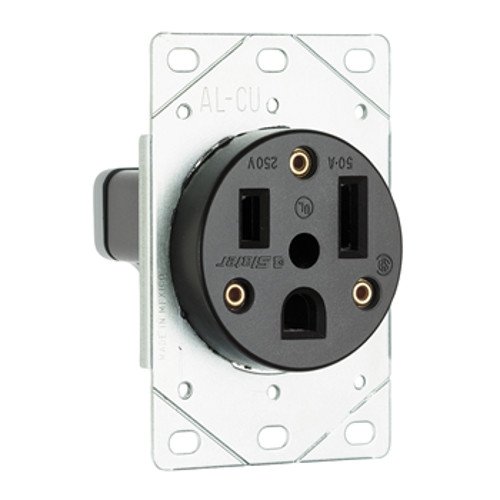 Product Cover Legrand - Pass & Seymour 3804 Pass and Seymour Straight Blade Single Receptacle Nema 6-50R 50A 250V Boxed