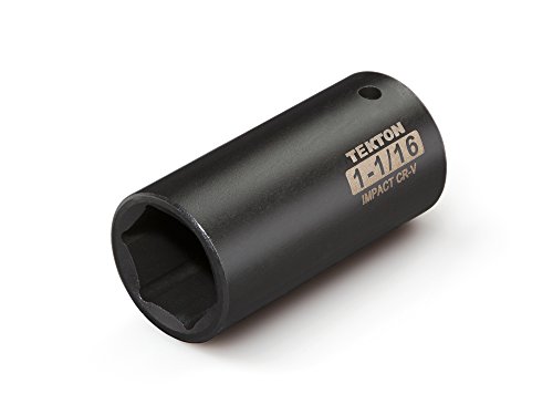 Product Cover TEKTON 47795 1/2-Inch Drive by 1-1/16-Inch Deep Impact Socket, Cr-V, 6-Point