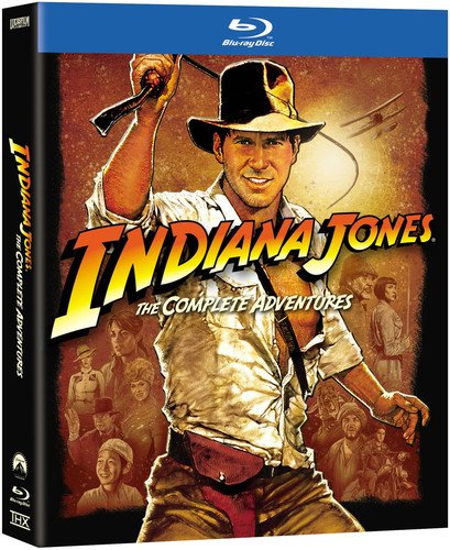 Product Cover Indiana Jones: The Complete Adventures (Raiders of the Lost Ark / Temple of Doom / Last Crusade / Kingdom of the Crystal Skull) [Blu-ray]