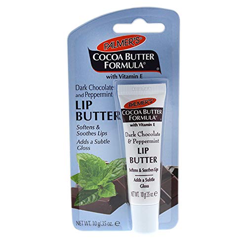 Product Cover Palmer's Cocoa Butter Formula Lip Butter, Dark Chocolate and Peppermint, 0.35 Ounce