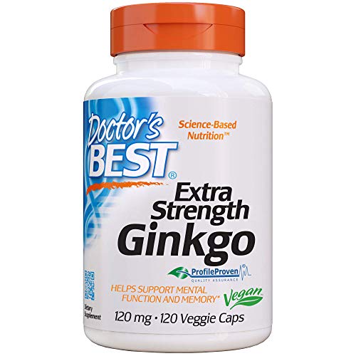 Product Cover Doctors Best Extra Strength Ginkgo, 120 mg, 120 Veggie Caps