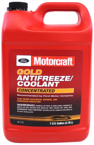 Product Cover Genuine Ford Fluid VC-7-B Gold Concentrated Antifreeze/Coolant - 1 Gallon (Packaging may vary)