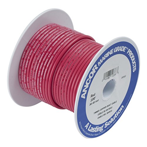 Product Cover Ancor Marine Grade Primary Wire and Battery Cable (Red, 100 Feet, 14 AWG)