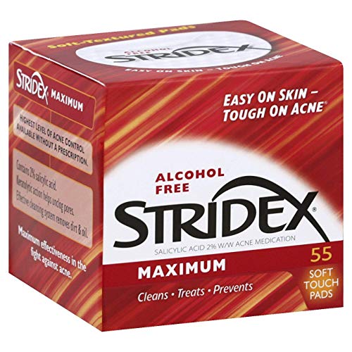 Product Cover Stridex Strength Medicated Pads Maximum 55 Count