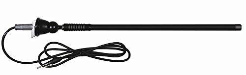 Product Cover Dual MAR16B Marine Flexible Mast AM/FM Antenna (Black)