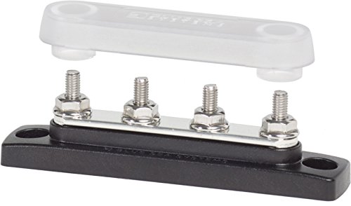 Product Cover Blue Sea Systems 2315 Minibus 100 Ampere Common BusBar (4 x 10-32 Stud Terminal with Cover)