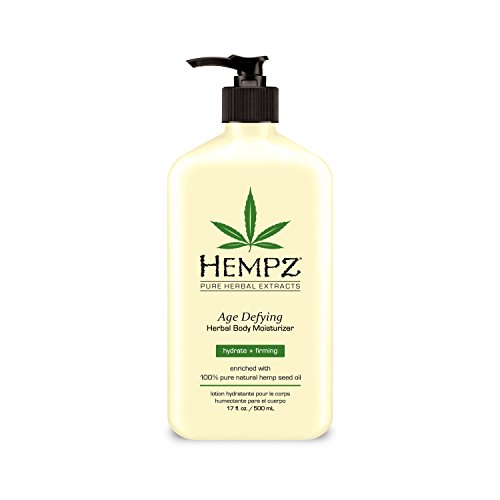 Product Cover Hempz Body Moisturizer - Daily Herbal Moisturizer, Shea Butter Anti-Aging Body Moisturizer - Body Lotion, Hemp Extract Lotion - Skin Care Products, 100% Pure Organic Hemp Seed Oil