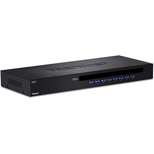 Product Cover TRENDnet 8-Port USB/PS2 Rack Mount KVM Switch, VGA & USB Connection, Supports USB & PS/2, Device Monitoring, Auto Scan, Audible Feedback, Control up to 8 Computers/Servers, TK-803R