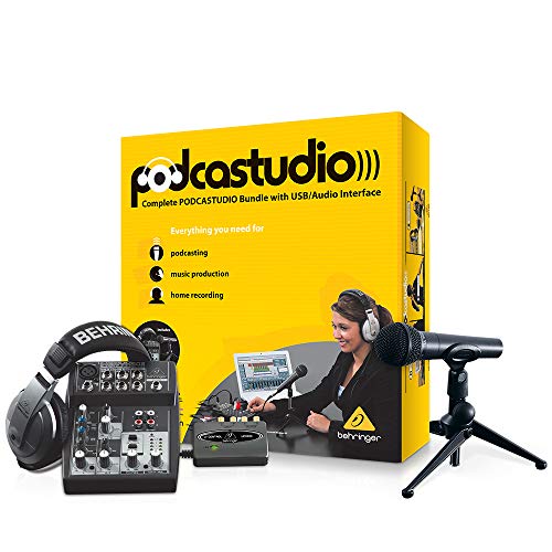 Product Cover Behringer PODCASTUDIO USB Complete Podcastudio Bundle with USB/Audio Interface