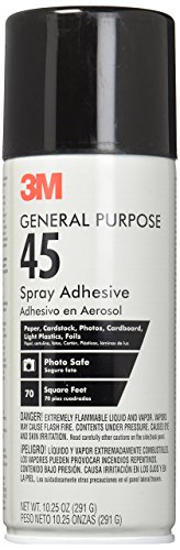 Product Cover 3M General Purpose 45 Spray Adhesive, 10-1/4-Ounce, White