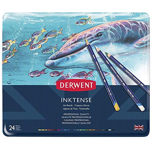 Product Cover DERWENT Inktense Watercolour Pencils Tin (Set of 24)