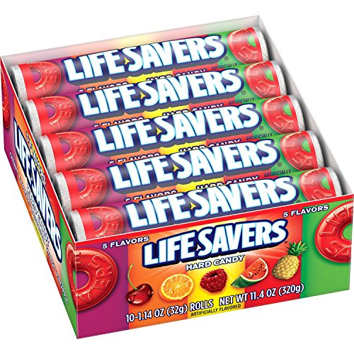 Product Cover Life Savers Five Flavors Hard Candy, 1.14 Ounce (Pack of 20)