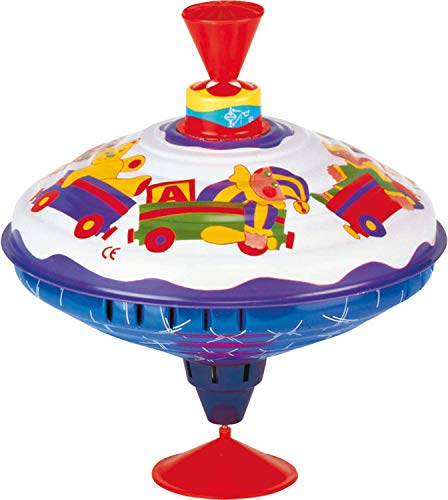 Product Cover Bolz Playbox Music Spinning Top Toy for Children, The Funny Buzzing Hum Gets Louder As The Top Spins Faster, So Durable