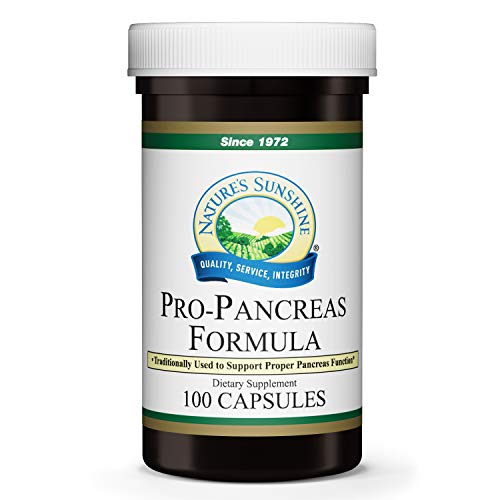 Product Cover Nature's Sunshine Pro-Pancreas, 100 Capsules, Kosher, Herbal Formula Enhances Digestion, Promotes Immunity, and Helps The Liver and Pancreas