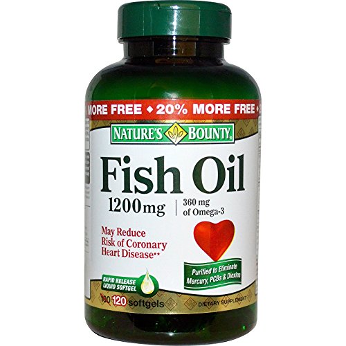 Product Cover Nature's Bounty Fish Oil 1200mg, 120 Count