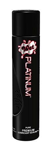 Product Cover Wet Platinum Lube - Premium Silicone Based Personal Lubricant, 4.2 Ounce