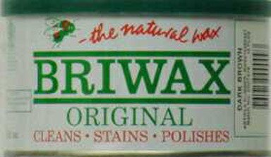 Product Cover Briwax Darkbrown Brown Dark Furniture Wax, Cleans, Stains, and Polishes