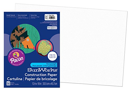 Product Cover SunWorks Construction Paper, Bright White,  12