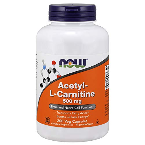 Product Cover NOW® Acetyl-L-Carnitine, 500 mg, 200 Veg Caps