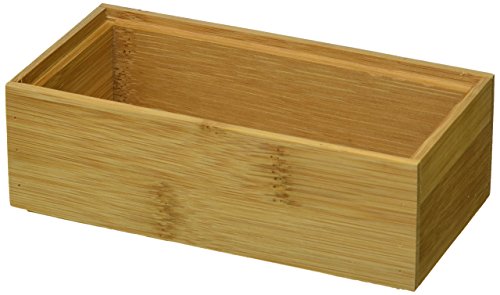 Product Cover Lipper International 8180S Bamboo Wood Stacking Drawer Organizer Box, 3
