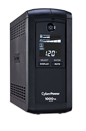 Product Cover CyberPower CP1000AVRLCD Intelligent LCD UPS System, 1000VA/600W, 9 Outlets, AVR, Mini-Tower