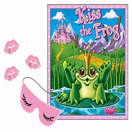 Product Cover Kiss The Frog Party Game (mask & 12 lips included) Party Accessory  (1 count) (1/Pkg)