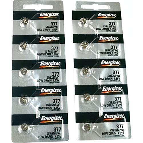 Product Cover Energizer 377/376 Silver Oxide 10 Batteries