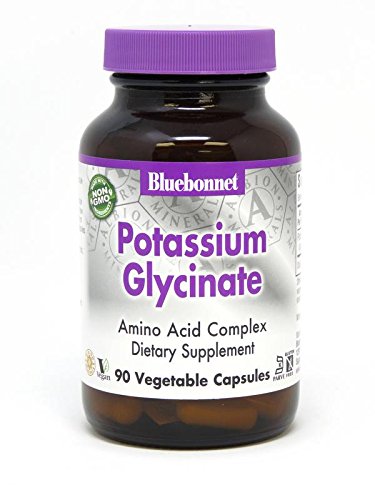 Product Cover BlueBonnet Albion Potassium Glycinate Vegetarian Capsules, 99 mg, 90 Count