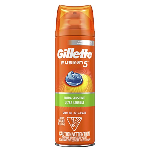 Product Cover Gillette Fusion5 Hydra Gel Ultra Sensitive Shave Gel, 7 oz