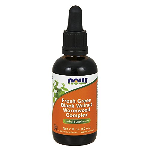 Product Cover Now Foods Fresh Walnut Worm Wood Complex - 60 ml (Green/Black)