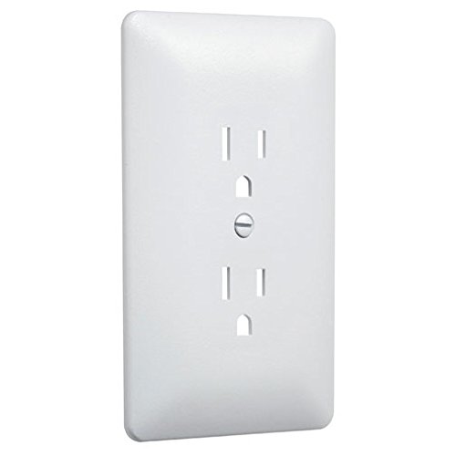 Product Cover TayMac 2000W Paintable Outlet Cover Wall Plate Frame, White