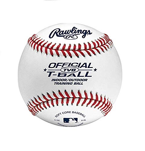 Product Cover Rawlings Youth Tball or Training Baseball, Box of 12 T-balls, TVB