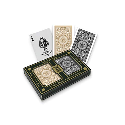 Product Cover KEM Arrow Black and Gold, Bridge Size- Standard Index Playing Cards (Pack of 2)