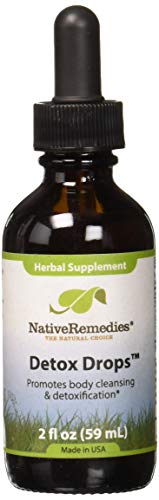 Product Cover Native Remedies Detox Drops - All Natural Herbal Supplement Promotes Systemic Body Cleansing, Toxin Release and Liver Function and Detoxification - 59 mL