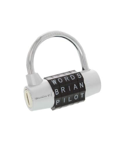 Product Cover Wordlock PL-003-SL 5-Dial Combination Padlock, Silver