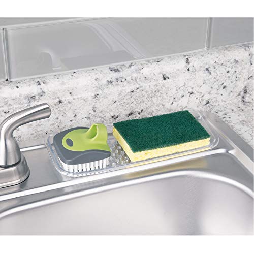 Product Cover InterDesign Sinkworks Kitchen Sink Tray for Sponges, Scrubbers, Soap - Clear